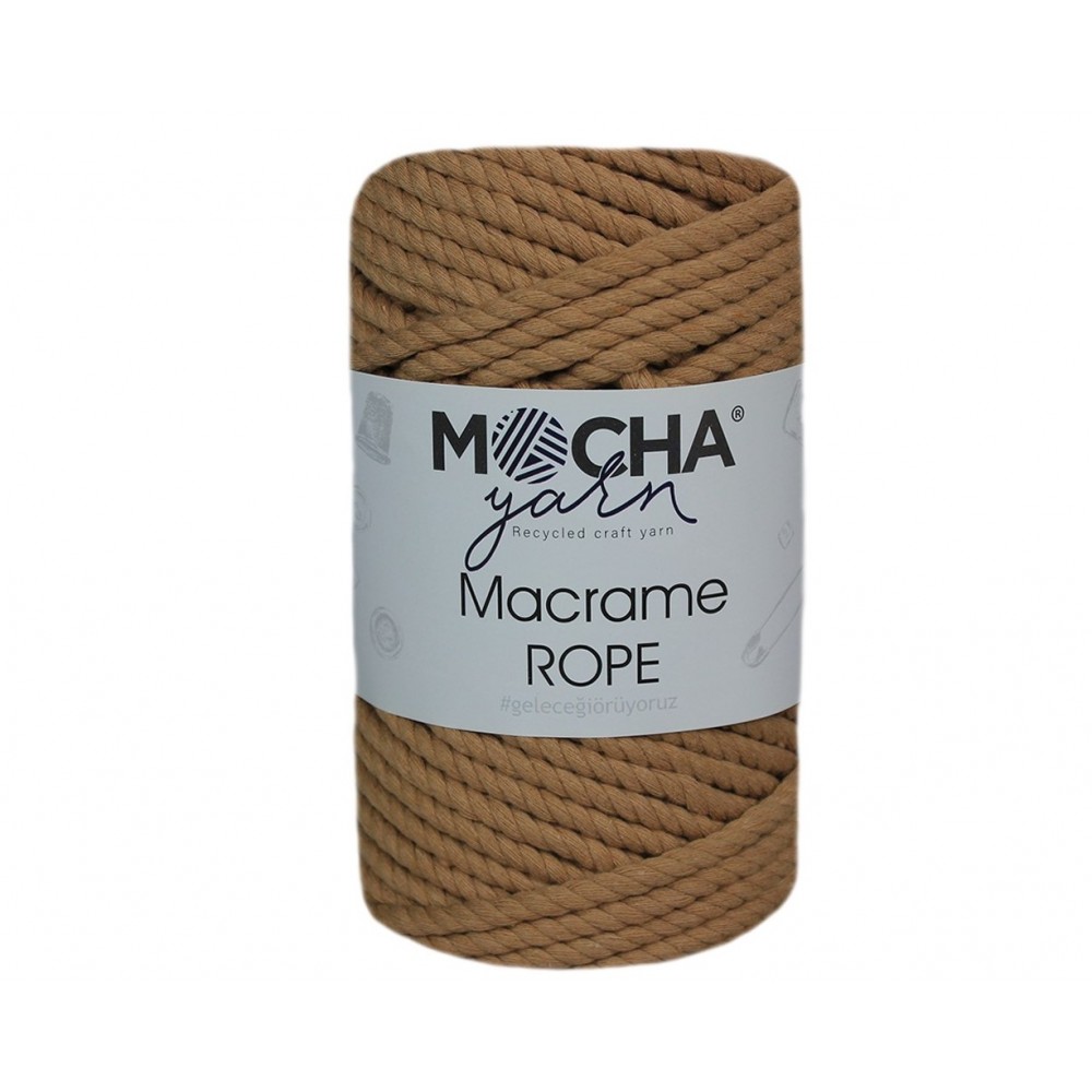 4mm Camel Makrome Rope İp