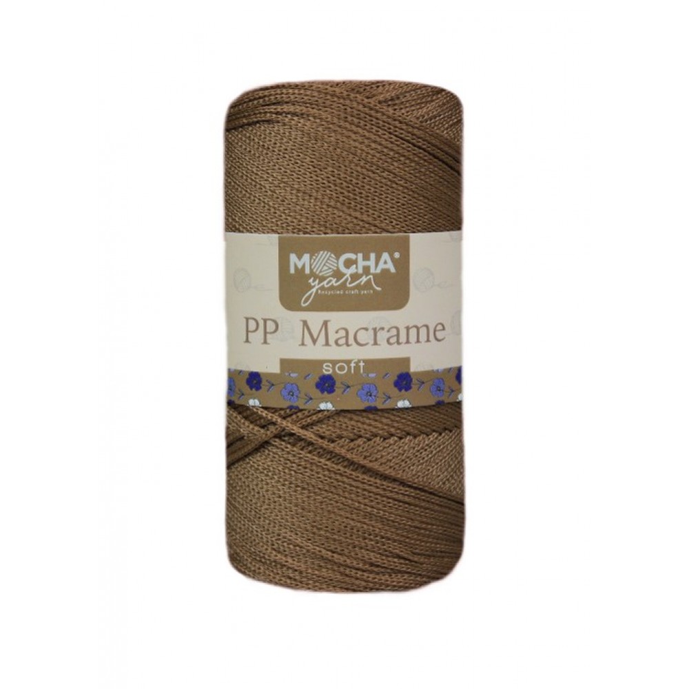 Soft Piremium Polyester Makrome ip Camel 2mm.-200gr.-270m. PP Makrome Hobi,Supla,Runner ipi