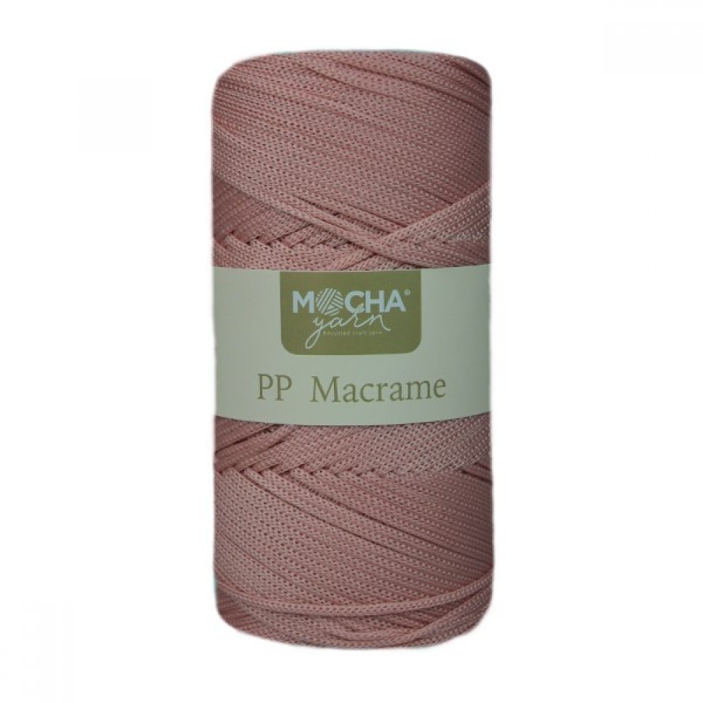 Soft Propilen Polyester Makrome Pembe72 İp 2mm 200gr-200mt Hobi,Supla,Runner El Örgü İpi